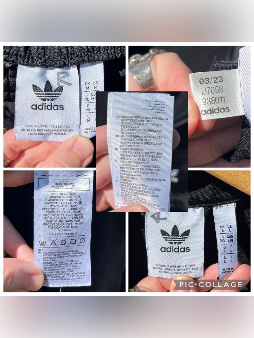 2023 Adidas Adicolor Classics Firebird 2-Piece Track Suit Trefoil Snap Pants - Picture 4 of 16